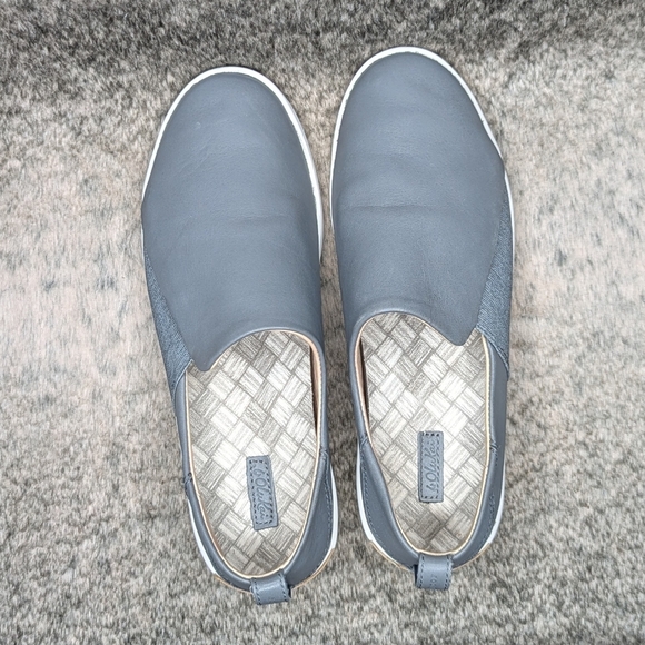 OluKai Malua Slip On Waterproof Leather Sneaker Grey Women's 8.5 - Picture 7 of 14